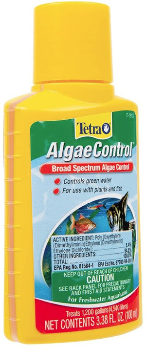 6.76 oz (2 x 3.38 oz) Tetra Algae Control Broad Spectrum Algae Control for Aquariums with Plants and Fish