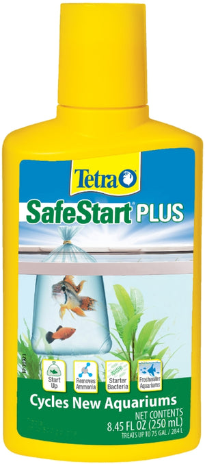 42.25 oz (5 x 8.45 oz) Tetra SafeStart Plus Cycles New Aquariums for Freshwater Aquariums