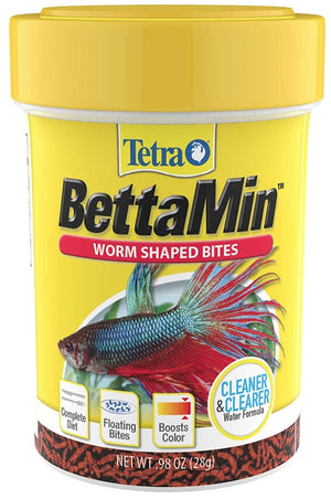 8.55 oz (9 x 0.98 oz) Tetra Betta Worm Shaped Bites