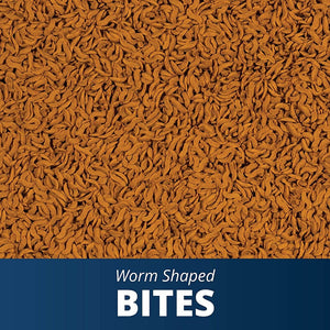 7.38 oz (3 x 2.46 oz) Tetra Goldfish Worm Shaped Bites