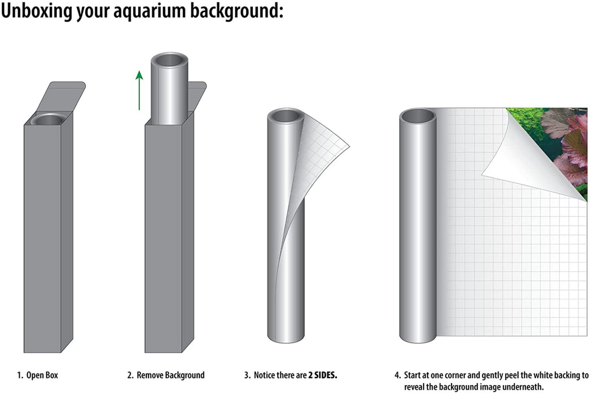 Aquatic Creations Ocean Floor Static Cling Background for Aquariums - PetMountain.com