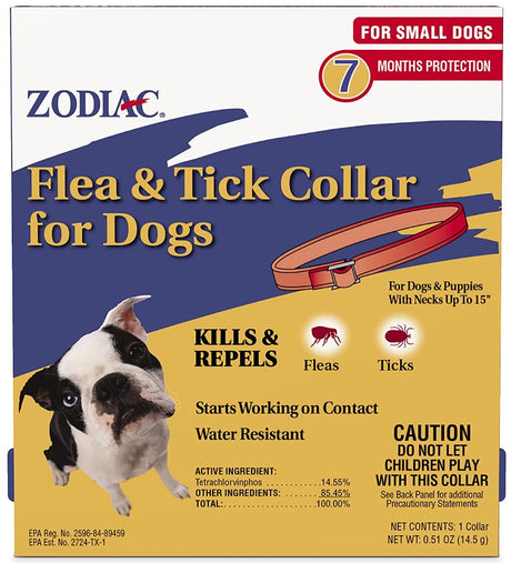 3 count Zodiac Flea and Tick Collar for Small Dogs