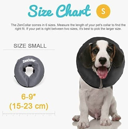 Small - 1 count ZenPet Pro-Collar Inflatable Recovery Collar