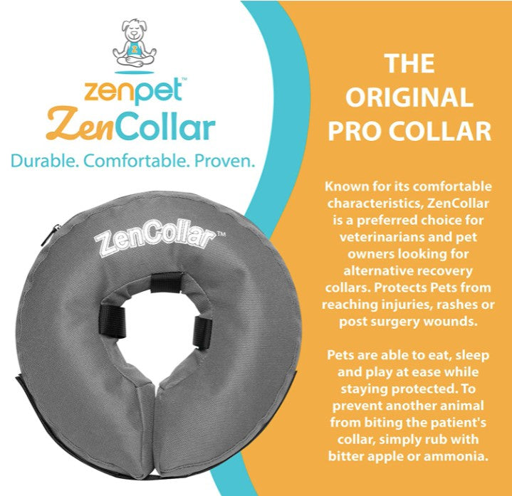 ZenPet Pro-Collar Inflatable Recovery Collar - PetMountain.com