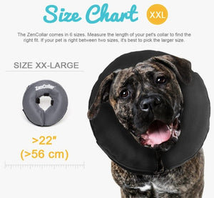 XX-Large - 1 count ZenPet Pro-Collar Inflatable Recovery Collar