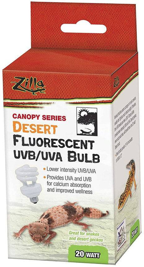 Zilla Canopy Series Desert Fluorescent UVB/UVA Bulb - PetMountain.com