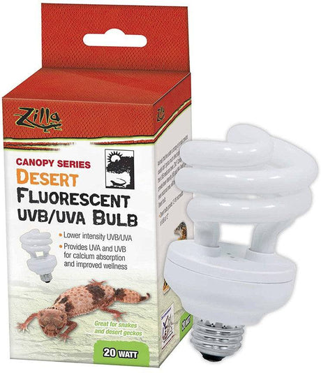 Zilla Canopy Series Desert Fluorescent UVB/UVA Bulb