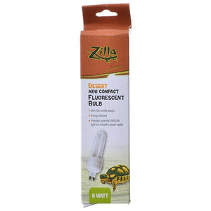 Zilla Mini Compact Fluorescent Bulb Desert 6 Watt