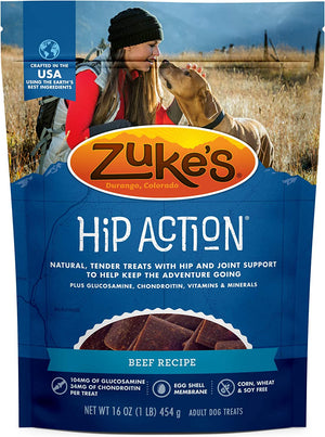 Zukes Hip Action Dog Treats Roasted Beef Recipe - PetMountain.com