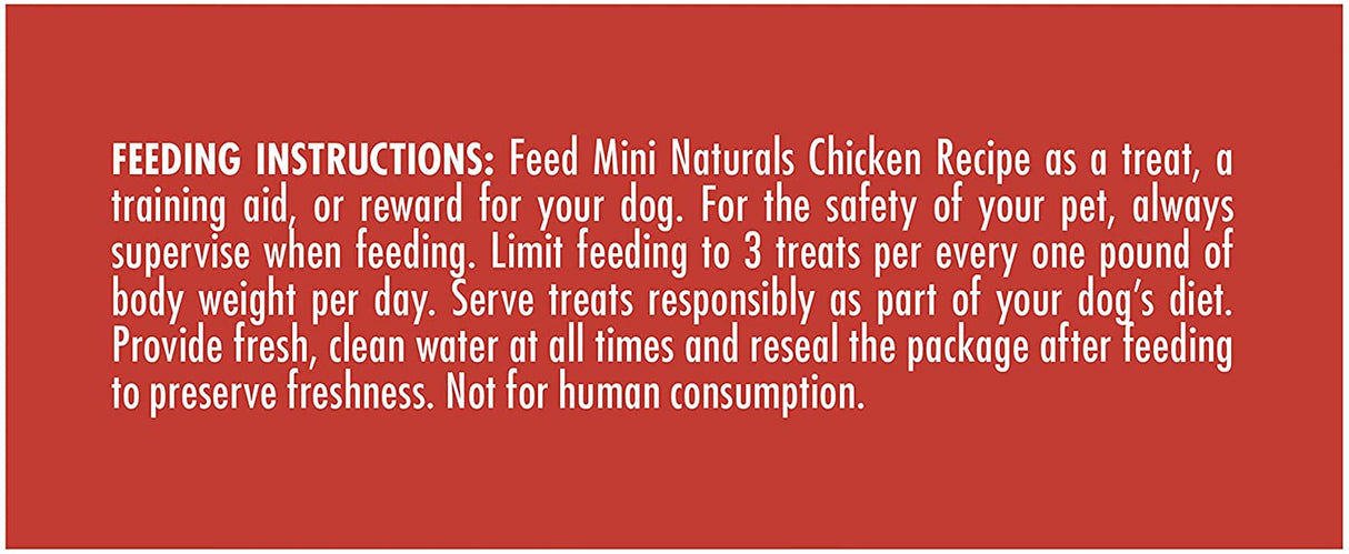 1 lb Zukes Mini Naturals Dog Treats Chicken Recipe