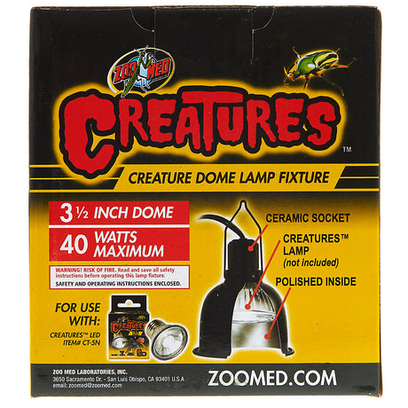 Zoo Med Creatures Creature Dome Lamp Fixture - PetMountain.com