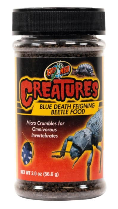 8 oz (4 x 2 oz) Zoo Med Creatures Blue Death Feigning Beetle Food