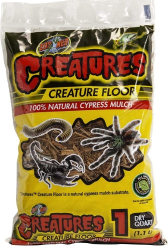 1 quart Zoo Med Creature Floor Natural Cypress Mulch Substrate