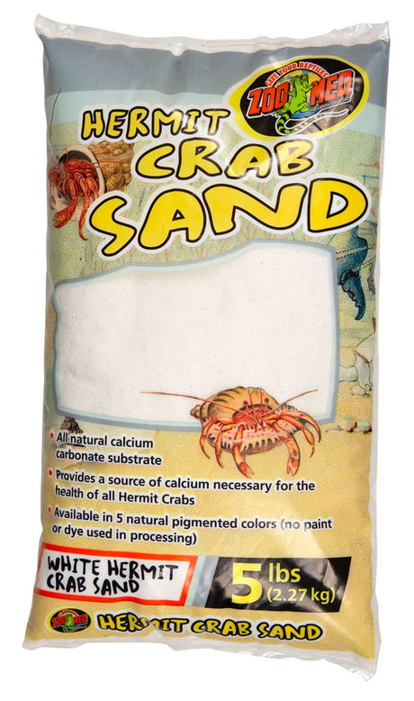 15 lb (3 x 5 lb) Zoo Med White Hermit Crab Sand