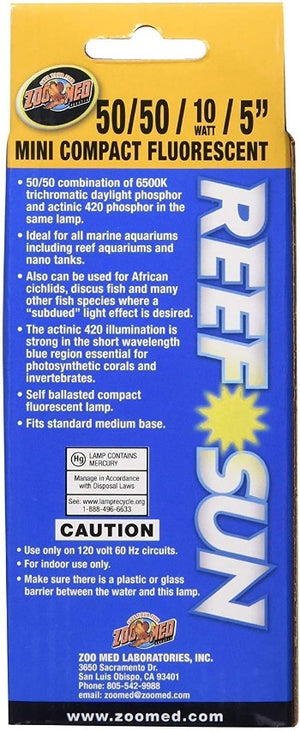 Zoo Med Reef Sun 50/50 Compact Fluorescent Bulb - PetMountain.com