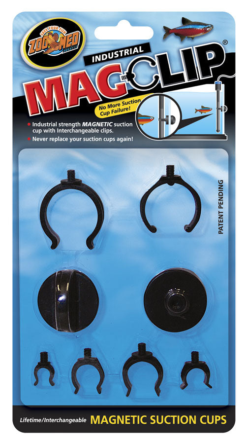 Zoo Med Industrial Magclip Magnetic Suction Cup Kit - PetMountain.com