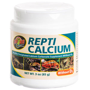 3 oz Zoo Med Repti Calcium Supplement without D3