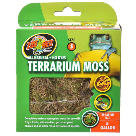 Small - 6 count Zoo Med All Natural Terrarium Moss