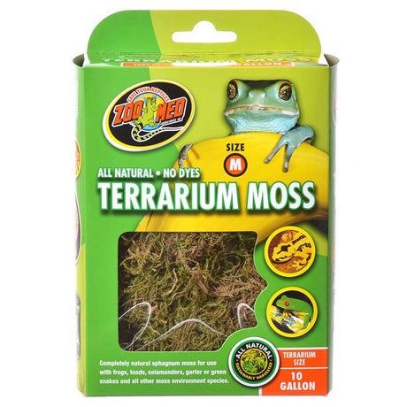 Medium - 10 count Zoo Med All Natural Terrarium Moss