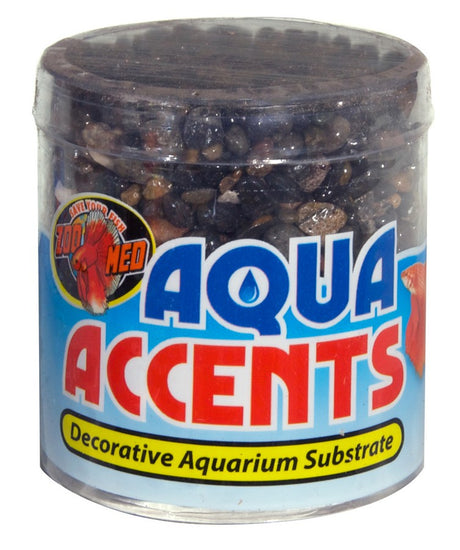 Zoo Med Aqua Accents Dark River Pebbles - PetMountain.com