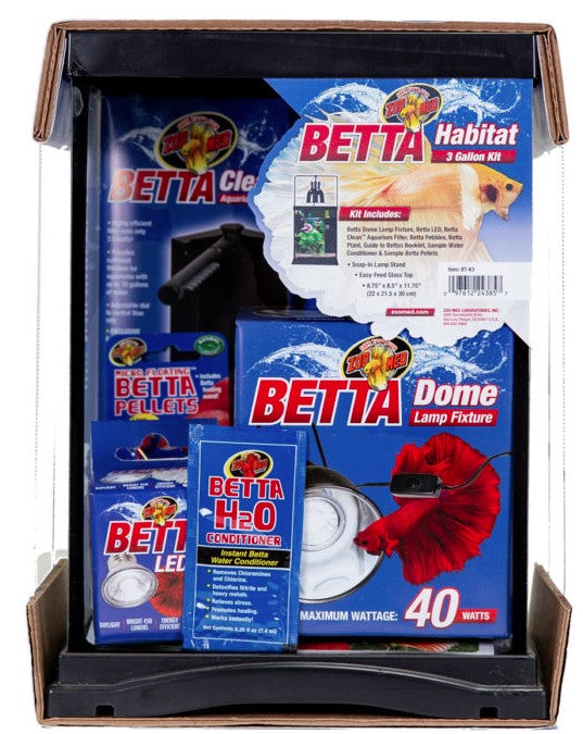 Zoo Med Betta Habitat Kit 3 Gallon - PetMountain.com