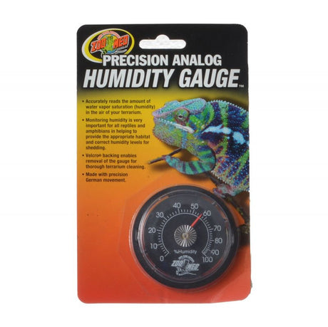 1 count Zoo Med Precision Analog Reptile Humidity Gauge