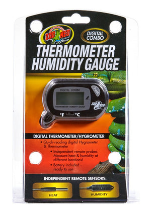 Zoo Med Digital Combo Thermometer Humidity Gauge - PetMountain.com