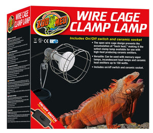 Zoo Med Wire Cage Clamp Lamp for Reptiles - PetMountain.com