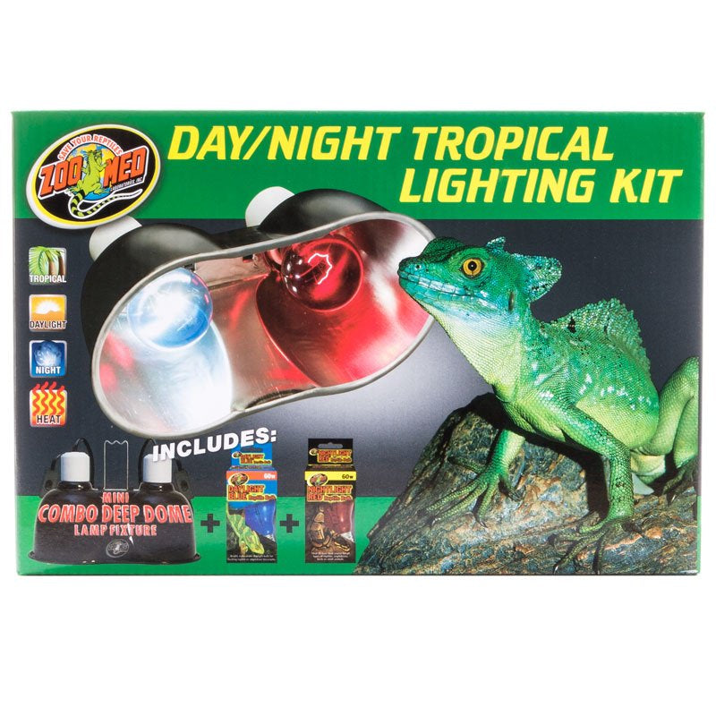 Zoo Med Day/Night Tropical Lighting Kit - PetMountain.com