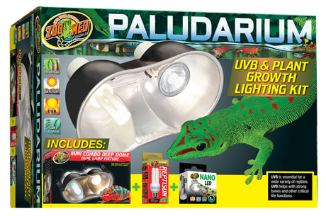 Zoo Med Paludarium UVB and Plant Growth Lighting Kit - PetMountain.com