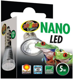 Zoo Med Nano LED Daylight Lamp for Amphibians and Reptiles - PetMountain.com