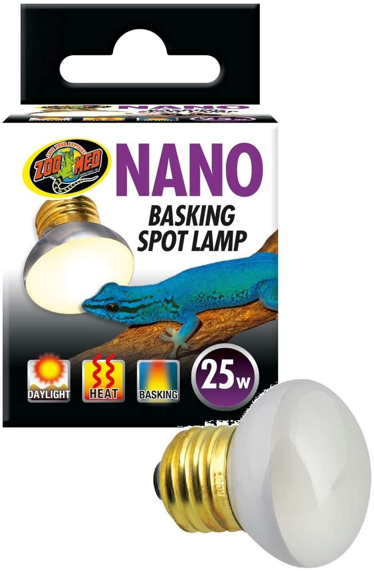6 count (6 x 25 watt) Zoo Med Nano Basking Spot Lamp
