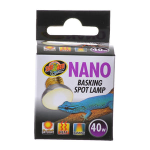 6 count (6 x 40 watt) Zoo Med Nano Basking Spot Lamp