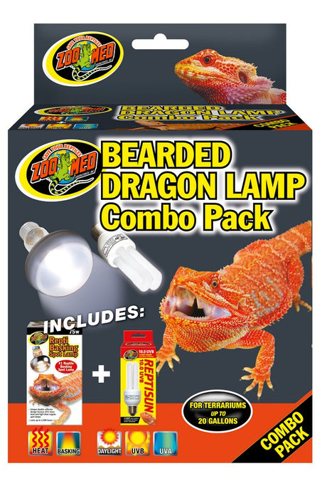 Zoo Med Bearded Dragon Lamp Combo Pack - PetMountain.com