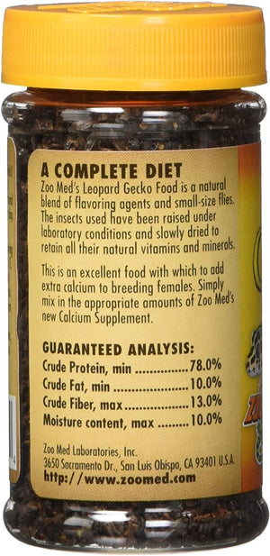 2.4 oz (6 x 0.4 oz) Zoo Med Leopard Gecko Food