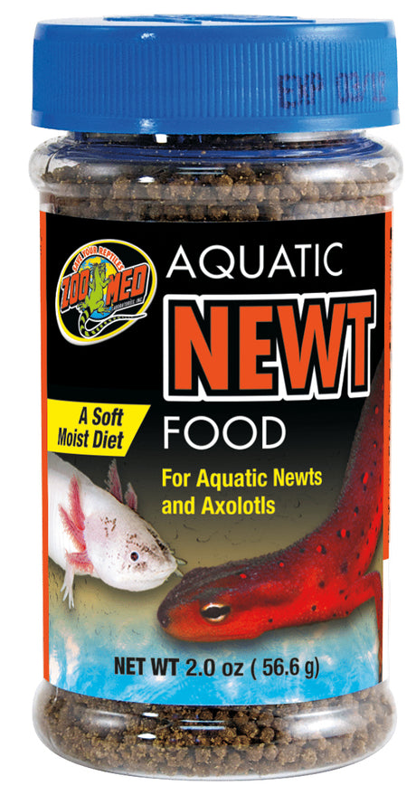 12 oz (6 x 2 oz) Zoo Med Aquatic Newt Food a Soft Moist Diet for Aquatic Newts and Axolotls