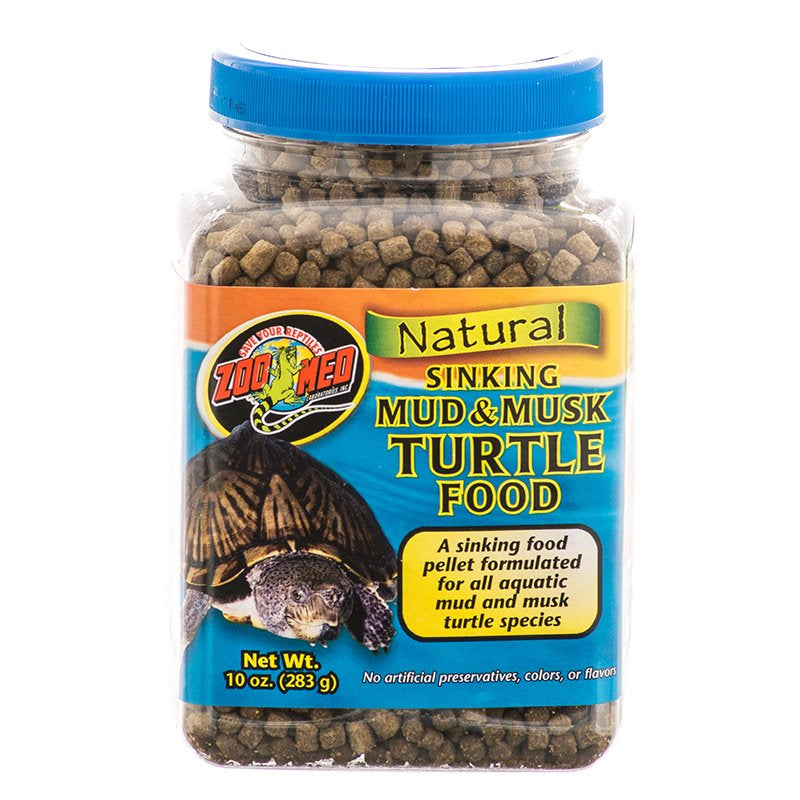 60 oz (6 x 10 oz) Zoo Med Natural Sinking Mud and Musk Turtle Food