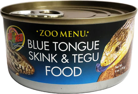 6 oz Zoo Med Zoo Menu Blue Tongue Skink and Tegu Food