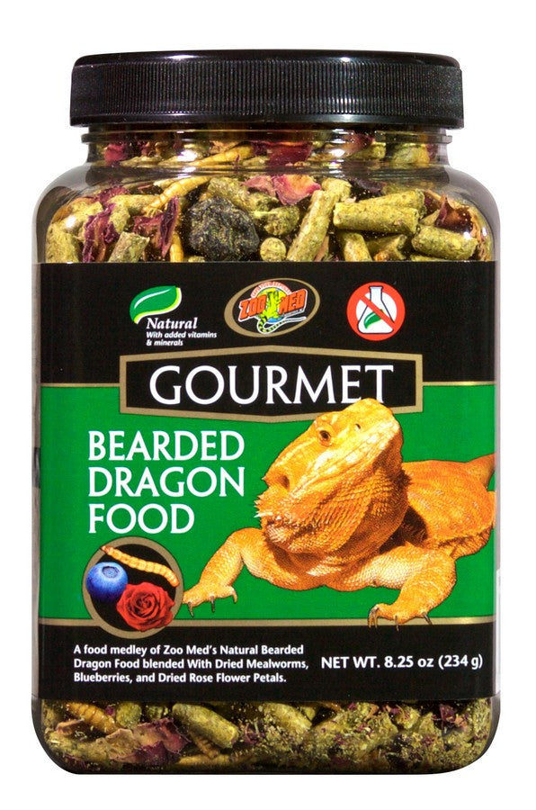 123.75 oz (15 x 8.25 oz) Zoo Med Gourmet Bearded Dragon Food