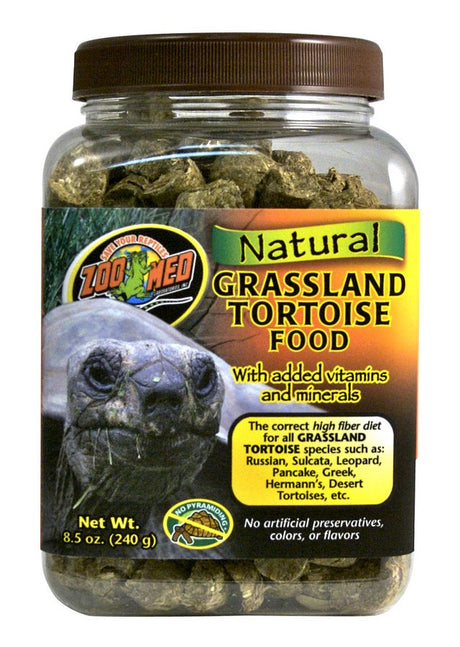 8.5 oz Zoo Med Natural Grassland Tortoise Food