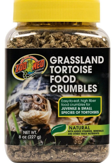 8 oz Zoo Med Grassland Tortoise Food Crumbles