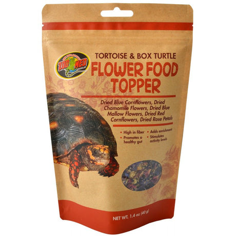 1.4 oz Zoo Med Tortoise and Box Turtle Flower Food Topper