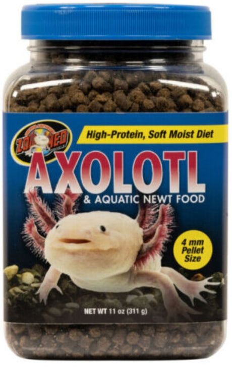 11 oz Zoo Med Axolotl and Aquatic Newt Food