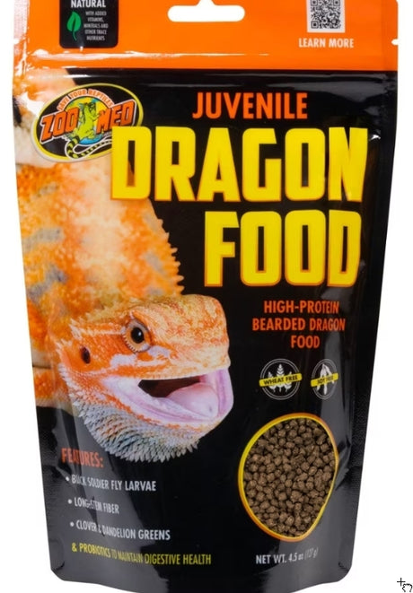 40 oz (4 x 10 oz) Zoo Med Juvenile Bearded Dragon Food