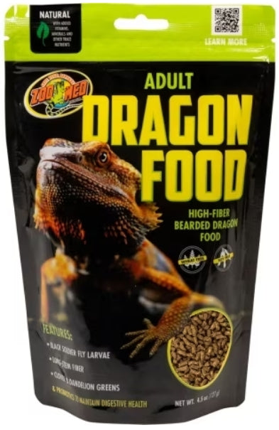40.5 oz (9 x 4.5 oz) Zoo Med Natural Bearded Dragon Food