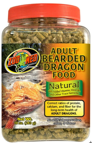 40 oz (4 x 10 oz) Zoo Med Natural Bearded Dragon Food