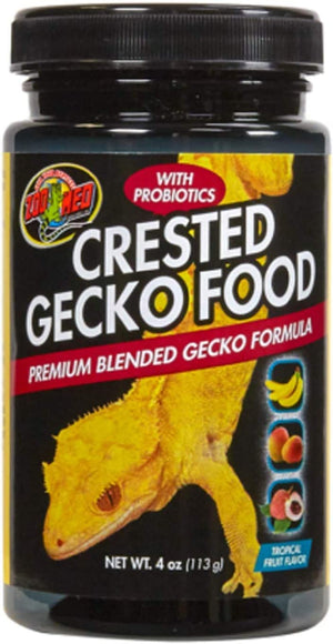 4 oz Zoo Med Crested Gecko Food Tropical Fruit Flavor