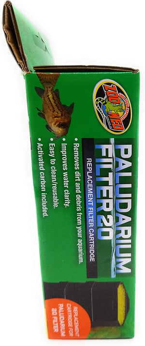 6 count (6 x 1 ct) Zoo Med Paludarium 20 Replacement Filter Cartridge