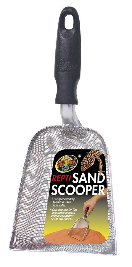 6 count (6 x 1 ct) Zoo Med ReptiSand Scooper for Spot Cleaning Terrarium Sand and Substrates