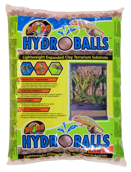 Zoo Med Hydroballs Lightweight Expanded Clay Terrarium Substrate - PetMountain.com